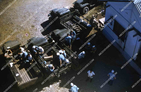 circa 1956 historic Philippines U.S. sailors working at Subic Bay Naval Base Philippines 35m-16321