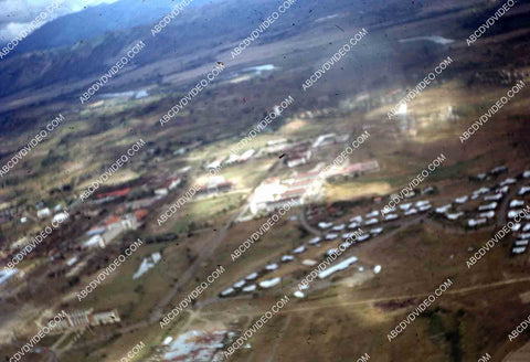 circa 1956 U.S. sailor tours historic Philippines from air in twin engine air force plane 35m-16352