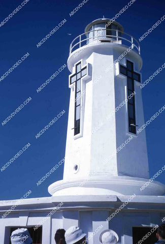cool old lighthouse w giant cross windows 35m-16360