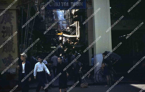 circa 1956 historic Hong Kong city life 35m-16387