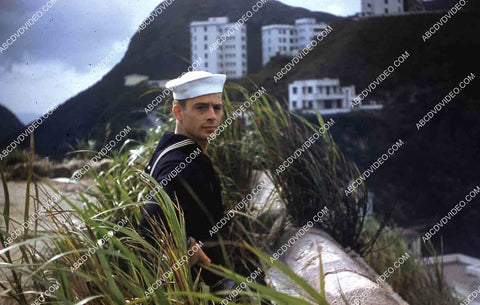circa 1956 historic Hong Kong U.S. sailor tours Hong Kong and the sights 35m-16395