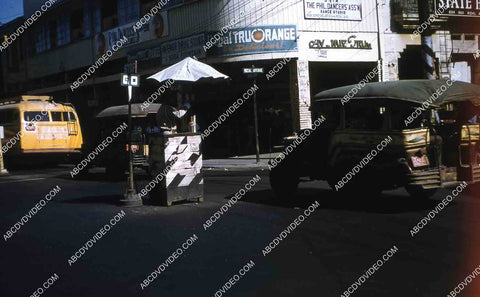 circa 1956 U.S. sailor tours historic Philippines Subic Bay Olongapo City 35m-16439