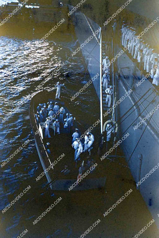 circa 1956 U.S. sailor on deck aircraft carrier USS Shangri-La 35m-16455