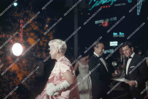 Peggy Lee Dewey Martin attend film premiere James Dean Giant 35m-16510
