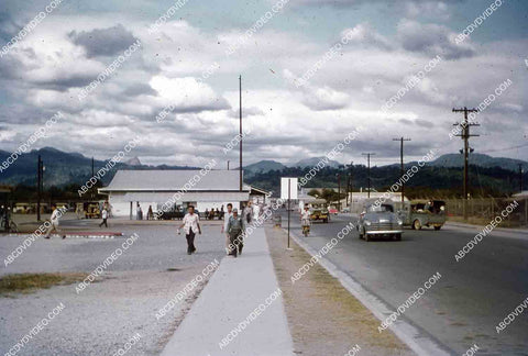 circa 1956 U.S. sailor tours historic Philippines Subic Bay Olongapo City 35m-16511