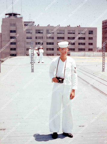 circa 1956 U.S. sailor at San Diego Naval Base 35m-16548