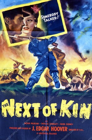 J Edgar Hoover WWII film Next of Kin 35m-1673