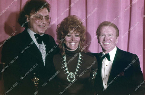 Gerald Greenberg Jill St. John Red Buttons on stage Academy Awards 35m-17318