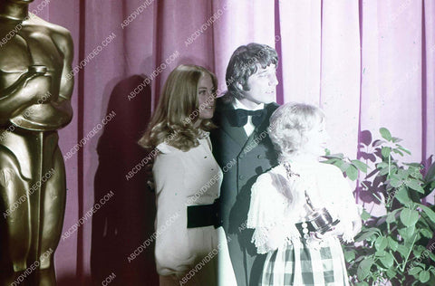 Cybill Shepherd Yvonne Blake Joe Namath on stage at Academy Awards 35m-17350