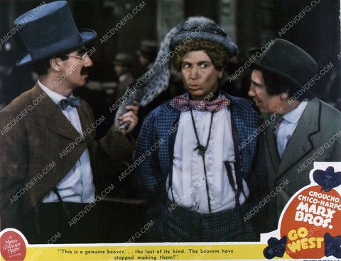 The Marx Brothers Harpo Groucha Chico film Go West 35m-1896