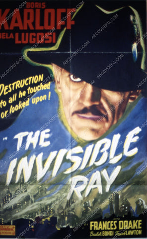 Boris Karloff horror film The Invisible Ray 35m-1934