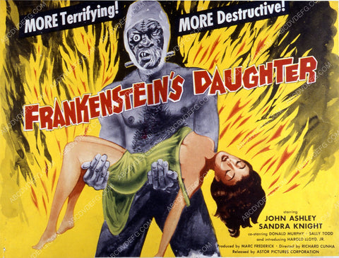 John Ashley Sandra Knight film Frankenstein's Daughter 35m-1940