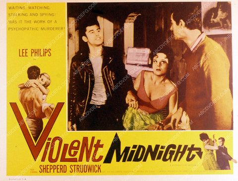Lee Philips film Violent Midnight 35m-1952
