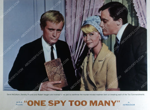 Robert Vaughn Dorothy Provine David McCallum film One Spy Too Many 35m-1972
