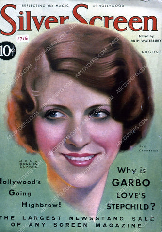 Ruth Chatterton Silver Screen magazine cover 35m-2074