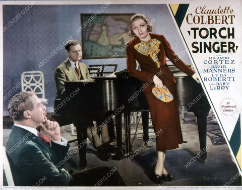 Claudette Colbert film Torch Singer 35m-2242