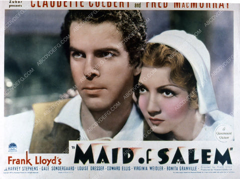 Fred MacMurray Claudette Colbert film Maid of Salem 35m-2245