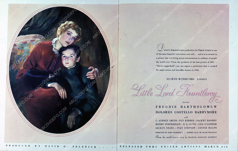 Freddie Bartholomew Dolores Costello film Little Lord Fauntleroy 35m-2302