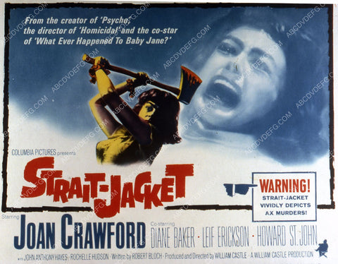 Joan Crawford film Strait-Jacket 35m-2336