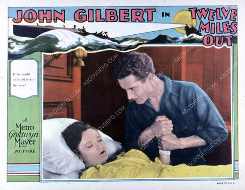 Joan Crawford John Gilbert silent film Twelve Miles Out 35m-2376