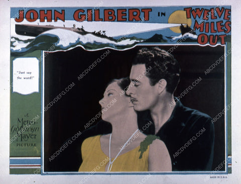 Joan Crawford John Gilbert silent film Twelve Miles Out 35m-2382