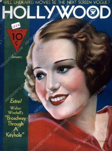 Constance Cummings Hollywood magazine cover 35m-2412