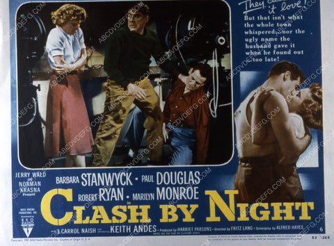 Barbara Stanwyck Robert Ryan film Clash by Night 35m-2449