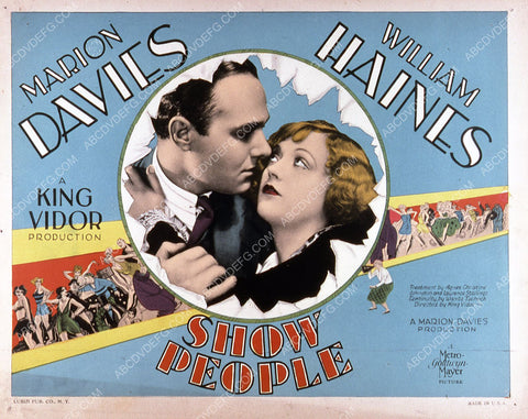 Marion Davies William Haines silent film Show People 35m-2527