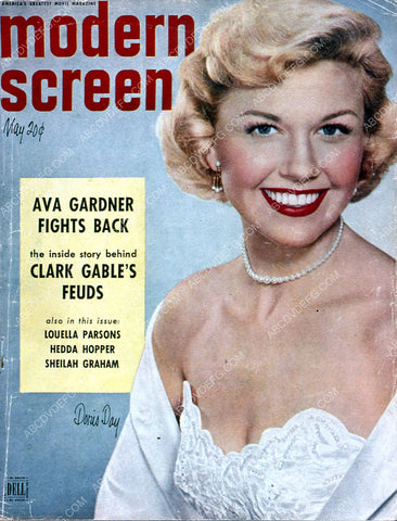 Doris Day Modern Screen magazine cover 35m-2555