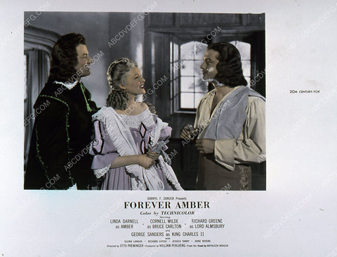 Linda Darnell Cornel Wilde film Forever Amber 35m-2623