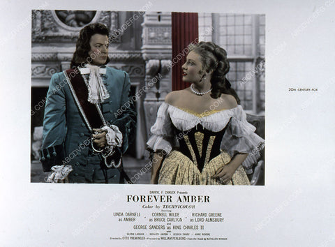 Linda Darnell Cornel Wilde film Forever Amber 35m-2626