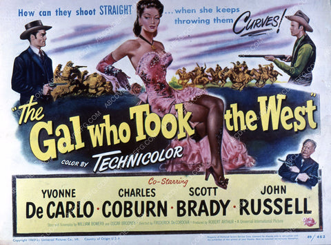 Yvonne De Carlo film The Gal Who Took the West 35m-2658