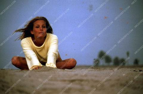 sexy Bo Derek sitting on the beach film 10 Ten 35m-2775
