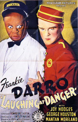 Mantan Moreland Frankie Darro film Laughing at Danger 35m-3308