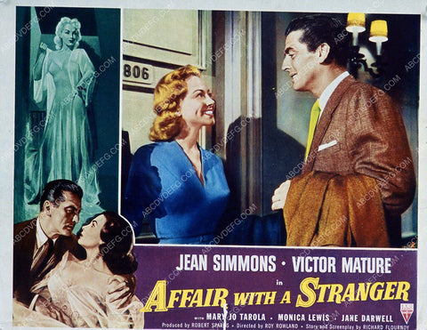 Jean Simmons Victore Mature film Affair with a Stranger 35m-3571