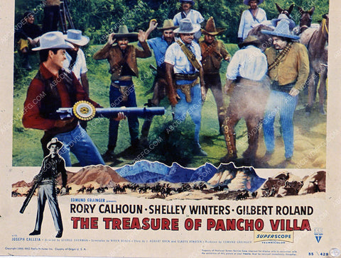 Rory Calhoun Gilbert Roland film The Treasure of Pancho Villa 35m-3644