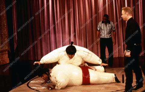Jay Leno Bill Cosby sumo wrestling in fat suits TV The Tonight Show 35m-3718