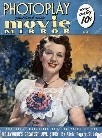 Deanna Durbin Photoplay magazine cover 35m-3831