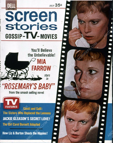 Mia Farrow Screen Stories magazine story 35m-4004