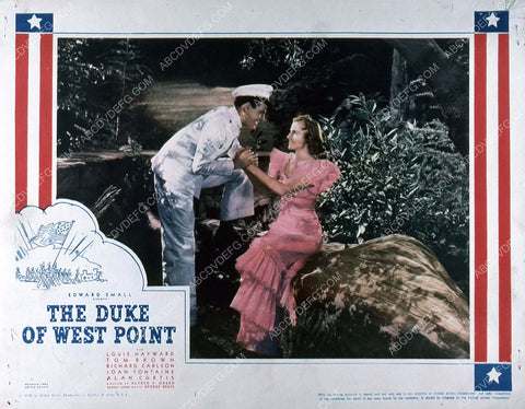 Louis Hayward Joan Fontaine film The Duke of West Point 35m-4063