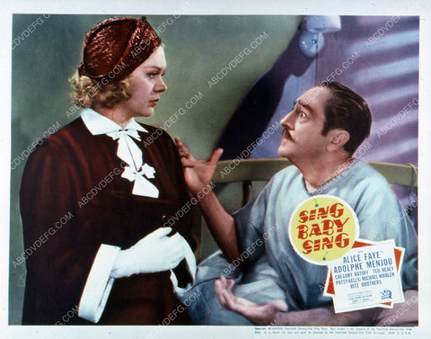 Alice Faye Adolphe Menjou film Sing Baby Sing 35m-4115