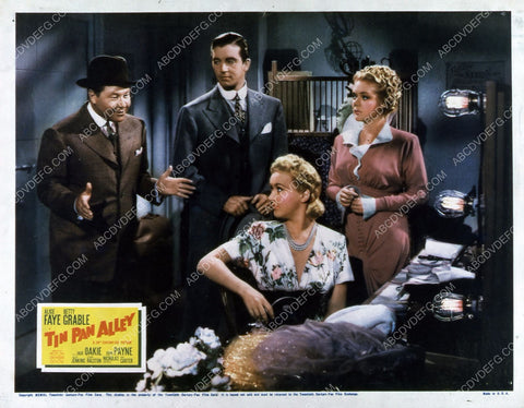 Betty Grable Alice Faye John Payne film Tin Pan Alley 35m-4132