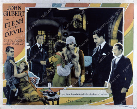John Gilbert Greta Garbo silent film Flesh and the Devil 35m-4299