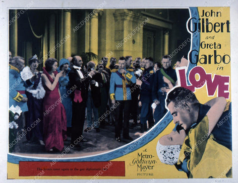 John Gilbert Greta Garbo silent film Love 35m-4303