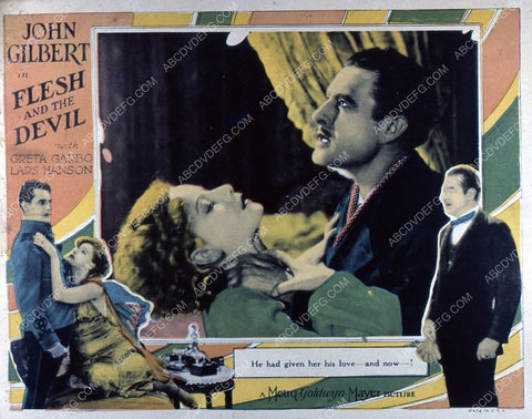 John Gilbert Greta Garbo silent film Flesh and the Devil 35m-4305
