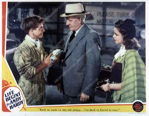 Mickey Rooney Judy Garland film Life Begins for Andy Hardy 35m-4429