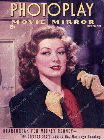 Greer Garson Photoplay Movie Mirror magazine cover 35m-4474