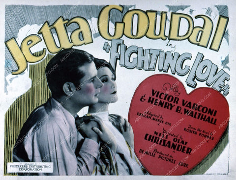 Jetta Goudal Victor Varconi silent film Fighting Love 35m-4555