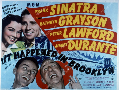 Frank Sinatra Kathryn Grayson film It Happened in Brooklyn 35m-4811