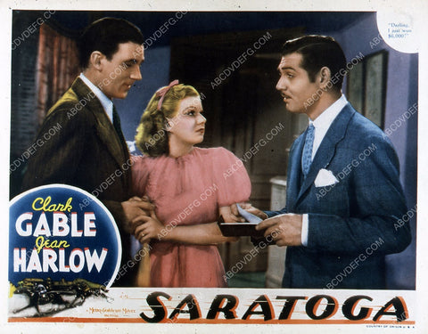 Jean Harlow Clark Gable film Saratoga 35m-4922